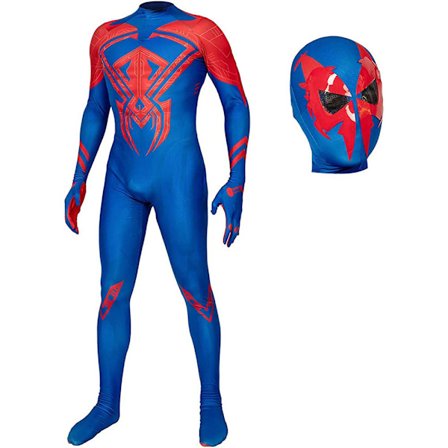 Vuxen 3D Spider-Man Halloween Kostym Cosplay Jumpsuit Bodysuit