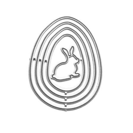 Egg Kanin Kutte Dies DIY Scrapbooking Album Papirkort Stempel Making Decor