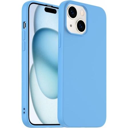 Silikonikuori iPhone 15 Prolle, Sininen Blå