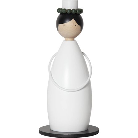 Star Trading - Adventstake 652-95 Ljusstake Lucia Classic Hvit