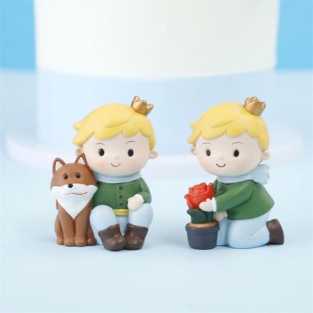 2 Pikku Prinssin Pojat Syntymäpäivä Paistettu Kakku Koristeet Lasten Ro