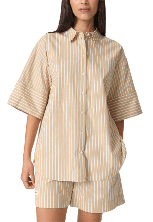 Soaked In Luxury Kaily Shirt SS Skjortor Dam Brun S