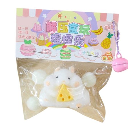 Hamsteri/Kissan tassu/Kissan puristuslelut stressistä helpottamiseen Kevyet antistressilelut Lahjat aikuisille ja lapsille