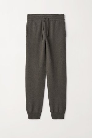 Soft Goat - Boys Joggers - Kashmirbyxor barn - 134/140 - Army Green