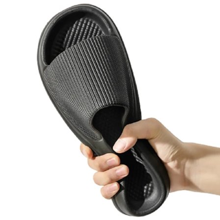 Fashionabla herr- och damslippers halkfria flip-flops lätta EVA bekväma badrumsslippers storlek 47 48