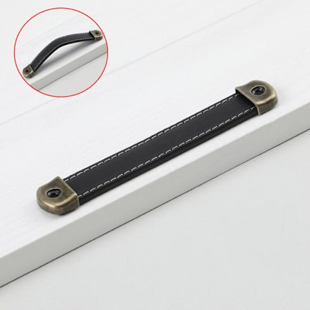 8 stk. lædergreb til skabe og skuffer