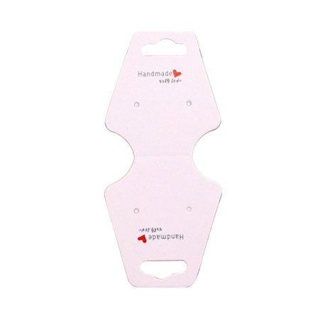 100 STK Smykker Display Pap Pakkekort HVID 2 2