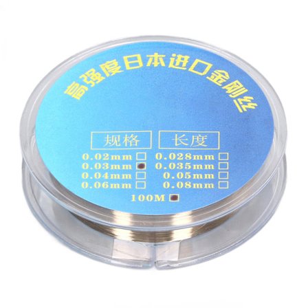 LCD-skjerm Separasjonswire Wolframlegering Stål 0,03 mm 100 m Klippewire for Reparasjon