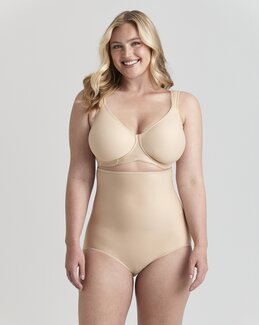Trosa med hög midja Cool Sensation Beige - 48 - Miss Mary