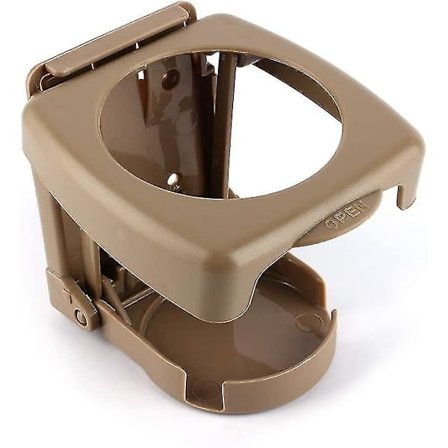 Universal Bil Auto Foldbar Drikkedunk Holder Stativ Montering Beige 1 stk