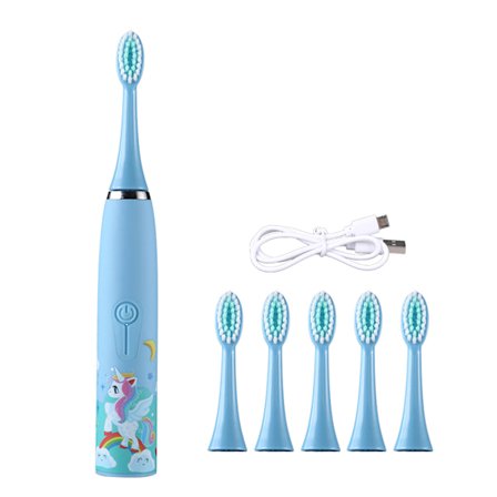 Tegneserie-stil ultralyds elektrisk tandbørste til børn, IPX6 vandtæt