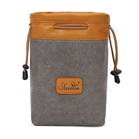 SLR Kameraveske Vanntett Canvas Bærbar Kameraveske for Canon/Sony/Nikon