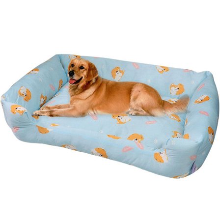 Kølende hund seng sommer sove kølig is silke seng til S(17.72x13.78) KLB