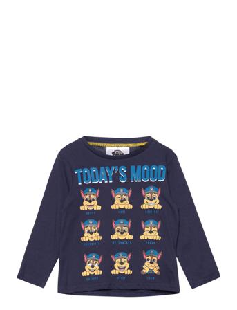 Long-Sleeved T-Shirt T-shirts Long-sleeved T-shirts Marineblå Paw Patrol