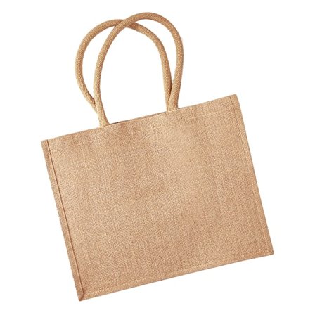 Westford Mill Classic Jute Shopper Bag (21 liter) (2-pack)