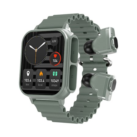 N22 Wireless TWS Bluetooth hörlurar Smart Watch He