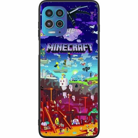 Motorola Moto G100 Svart Skal Minecraft