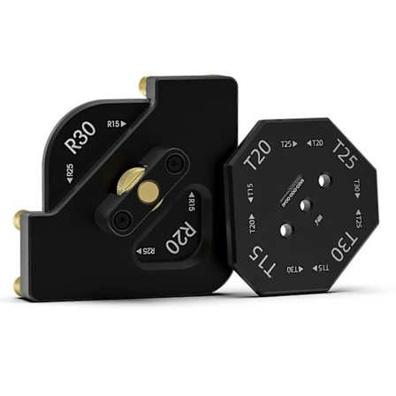 Fresehjørne Jigg Hjørneradius Malguide 15/20/25/30mm Hurtigutløser Fresejigg for Trebearbeiding