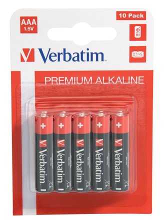 Verbatim batteri - 10 x AAA / LR03 - Alkalisk