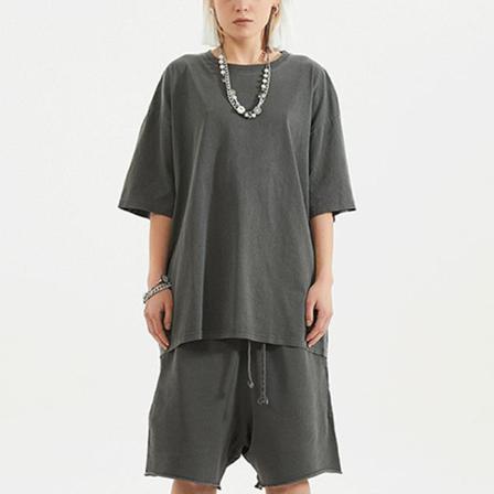 Kortärmad T-shirt För Kvinnor I Enfärgade Toppar