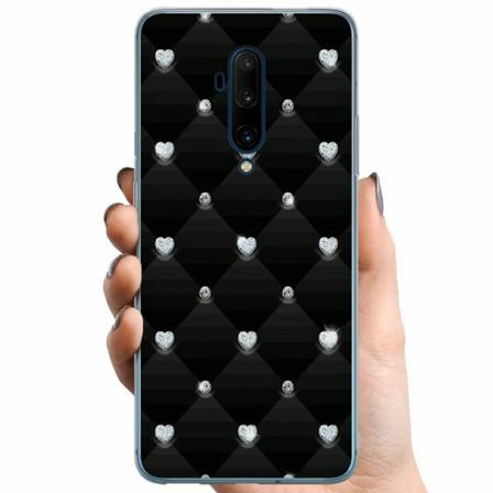 Oneplus 7t Pro Tpu Mobilskal Bling Heart