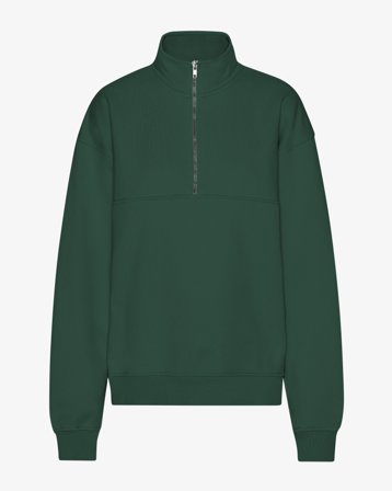 Organic Quarter Zip - Emerald Green S