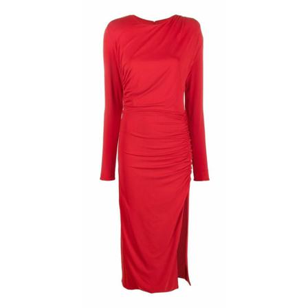 Federica Tosi, Midi Dress Rood, Dames, Maat:XS