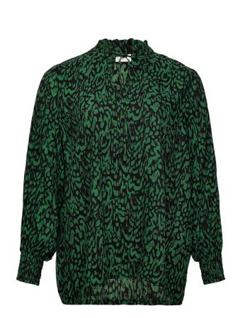 Kcmirana Blouse Green Kaffe Curve