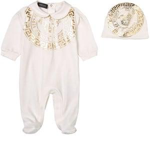 Kids - Versace 2-piece White Gold Medusa Baby Body Set 3-6 months - Clothing sets - 3-6 months - White
