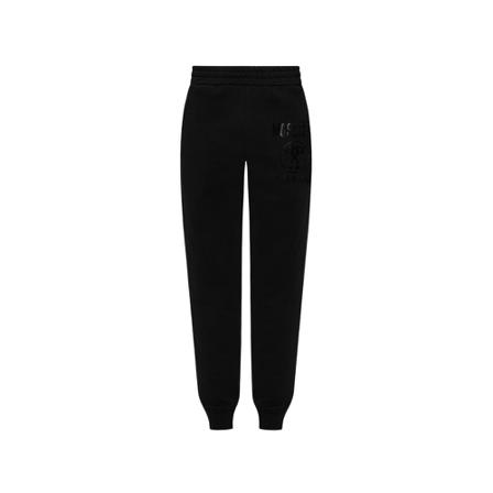 Moschino Sweatpants with logo Sort, Herre