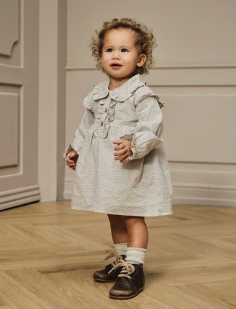 Lil'Atelier Nbfolena Ls Loose Body Dress Lil - Beige - 56