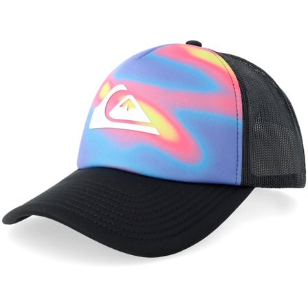 Quiksilver - Negro trucker Gorra - Classic Foam M&w Monaco Blue Holmes A-frame Trucker @ Hatstore