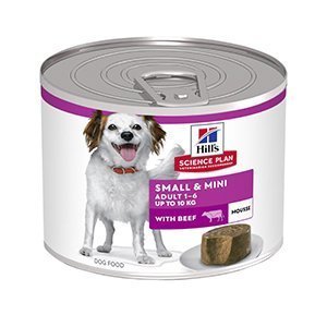 Hills SP Small & Mini Adult Dog, Beef, 200g Mousse