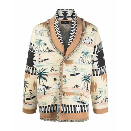 Alanui, Sweater Beige, Heren, Maat:M,Katoen