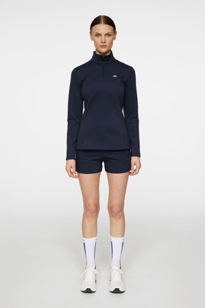 J.Lindeberg - Golf - Lorelei Quarter Zip Mid Layer - Blue - Woman - S