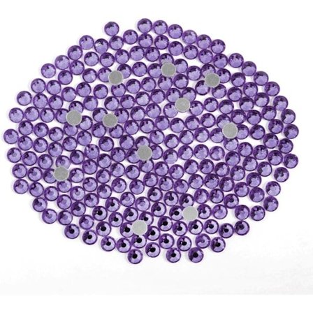 6000 st Violetta Hotfix Rhinestones, SS10, 2,7-2,9 mm Kompatibel med Hantverk & Kläder Violetta SS10 Violet