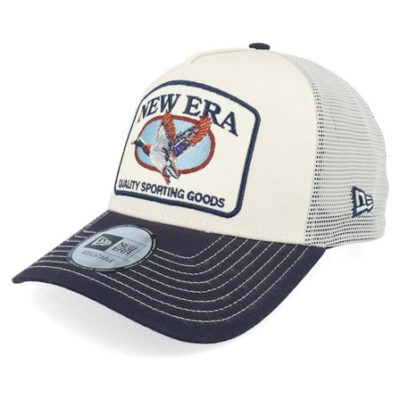 New Era - Beige trucker Caps - Animal Patch Light Terracotta/Navy A-Frame Trucker @ Hatstore