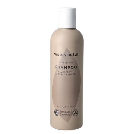 Matas Natur Superfruit Blueberry Shampoo 400 ml, Hår, Shampoo, Hårshampoo