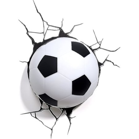 3D-lampa fotboll Xj.