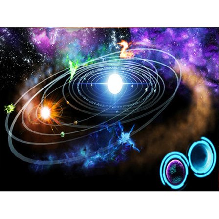 30x40cm 5D DIY Diamantmaleri Full, Kosmisk Serie#F, DIY Diamant