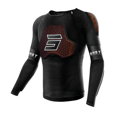 Lichaamsbeschermer Shot Race D30 Zwart L