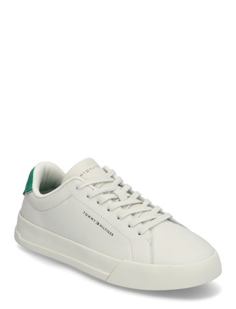 Tommy Hilfiger Th Court Lth Detail Ess - White - 40