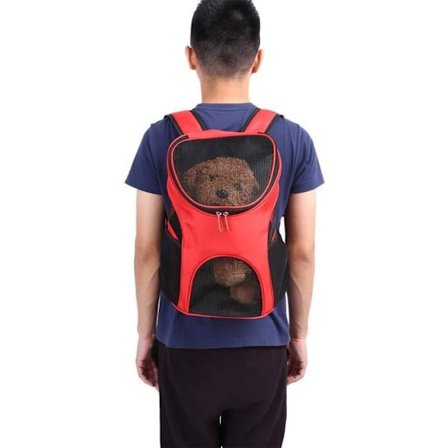 Atyhao Hvalpe Skuldertaske, Udendørs Rygsæk til Hunde og Katte