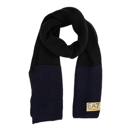 Emporio Armani Ea7, Scarf Train Blauw, Heren, Maat:ONE Size,print