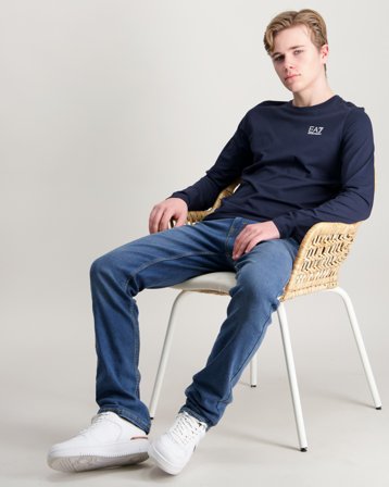 EA7 Emporio Armani T-SHIRT Blau T-Shirts Jungen - Kids Brand Store