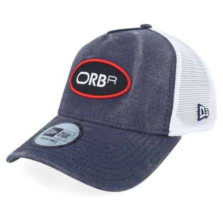 New Era - Motor Blå trucker Keps - Red Bull F1 25 Washed Navy/White A-frame Trucker @ Hatstore