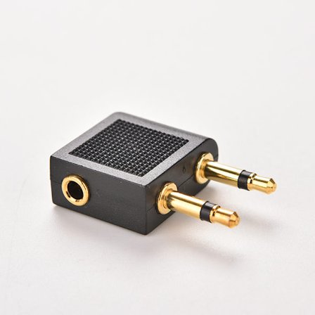 3,5 mm Stereo AUX-stik 2 han til 1 kvinde F splitter hovedtelefon o