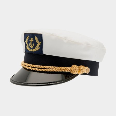 Casquette de capitaine CTH Ericson Sailor Wool Blend White, 60