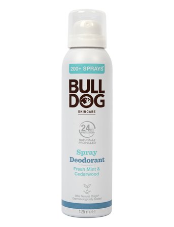 Bulldog Fresh Mint & Cedarwood Spray Deodorant - White - 125 ml