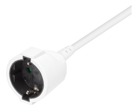 Deltaco extension, CEE 7/7, CEE 7/3, 5m